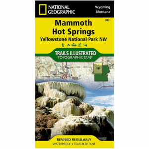 Trails Illustrated Map: Mammoth Hot Springs - Yellowstone National Park NW