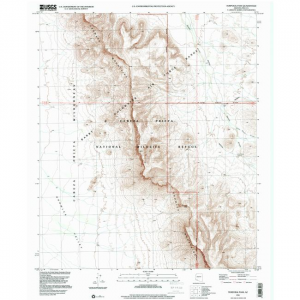 Temporal Pass, AZ - 7.5' Topo 1996