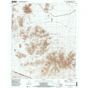 Agua Dulce Mountains, - 7.5' Topo 1996