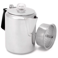 Glacier 9 Cup Stainless Coffee Percolator with Silicone Handle