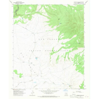 Sawbuck Mountain, AZ - 7.5' Topo 1967