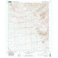 Hieroglyphic Mountains SW, AZ - 7.5' Topo 1981