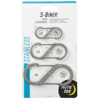 S-Biner Stainless Steel Dual Carabiner Combo (3 Pack)