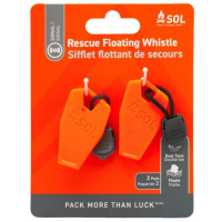 SOL Rescue Floating Whistle - 2 Pack