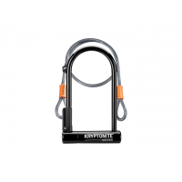 Kryptonite New-U Keeper Standard U-Lock with 4' Flex Cable