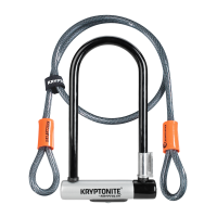 Kryptonite New-U KryptoLok Standard U-Lock with 4' Flex Cable