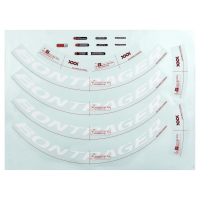 Bontrager Wheelsystem Replacement Aeolus XXX 4 Decal Set