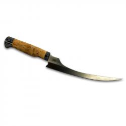 Lord & Field Poseidon Professional Filet Knife - 440C Stainless Steel 9" Blade&comma; Cork and Micarta Handle