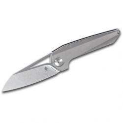 Kizer Isham Theta Frame Lock Knife Titanium (3.1" Stonewash) Ki4514