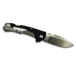 Willumsen Cobra Ace Knife in Stone Black w/ G10 & Stainless Steel handle&comma; S35VN Steel Blade