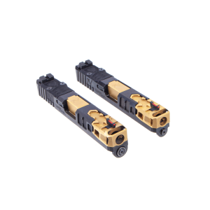 Trinity Nevada GRND ZR0 Complete Slide For Glock 19 - DLC Slide RMR / TiN Barrel - Trinity Nevada