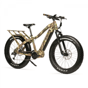 QuietKat Apex Sport 1000W E-Bike Angle Earth Camo