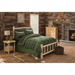 CASTLECREEK North American Cedar Log Bed King