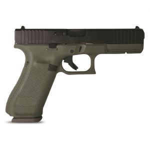 Glock 17 Gen5 Semi-Automatic 9mm 4.48 inch Barrel Battlefield Green 17+1 Rounds