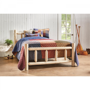 CASTLECREEK North American Cedar Log Bed Twin