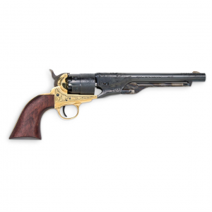 Traditions 1860 Army Engraved Blued .44 Caliber Black Powder Revolver