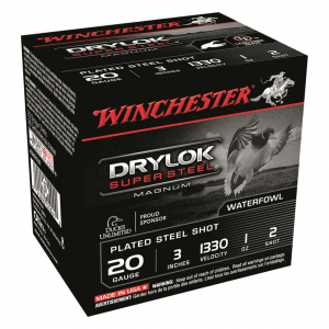 Winchester DryLok Super Steel Magnum 20 Gauge 3 inch Shot Shells 1 oz. 250 Rounds