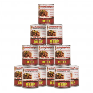 Survival Cave Canned Beef Emergency Food Case of 12 108 Servings