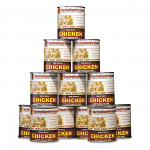 Survival Cave Canned Chicken Emergency Food Case of 12 108 Servings