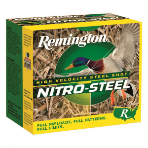 Remington Nitro-Steel High-Velocity 12 Gauge 2 3/4 inch Shot Shells 1 1/4 oz. 250 Rounds