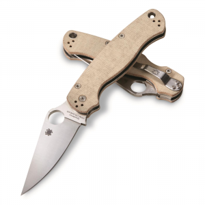 Spyderco Para Military 2 Cru-Wear Micarta Folding Knife