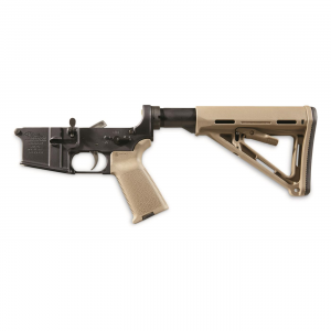 Anderson Complete Assembled AR-15 Lower Receiver Multi-Cal Magpul Stock and Grip Tan
