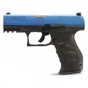 T4E Walther PPQ M2 4 inch Blue Training Marker/Paintball Pistol .43 Caliber