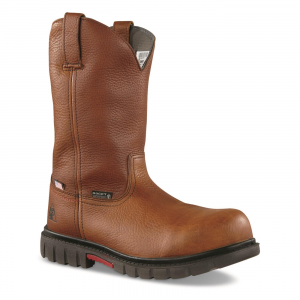 Rocky Men's Worksmart USA 11 inch Waterproof Safety Toe Wellington Work Boots