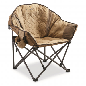 Bolderton Heritage Oversized Club Camp Chair 500-lb. Capacity