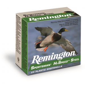Remington Sportsman Hi-Speed Steel 12 Gauge 2 3/4 inch Shot Shells 1 1/8 oz. 250 Rounds