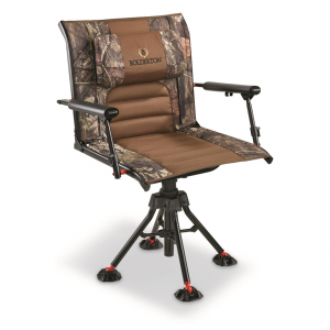 Bolderton 360 Comfort Swivel Hunting Chair with Armrests Mossy Oak Break-Up Country