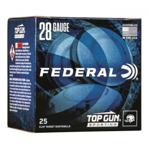 eral Top Gun Sporting 28 Gauge 2 3/4 Inch 3/4 Oz. 250 Rounds Ammo