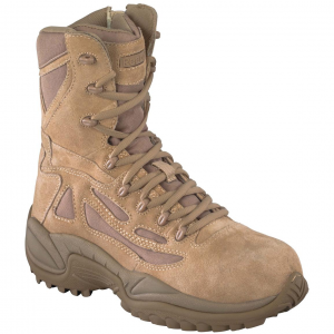 Men's Reebok 8 inch Composite Toe Side-Zip Stealth Work Boots