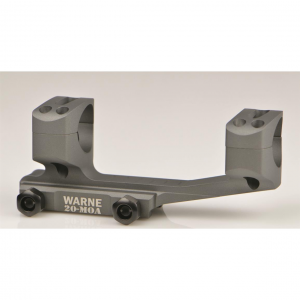 Warne Extended Skeletonize MSR Mount with 20 MOA Tactical Gray