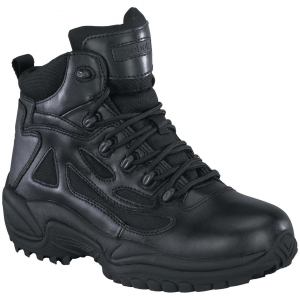 Reebok Men's 6 inch Waterproof Stealth Side-Zip Tactical Boots Black
