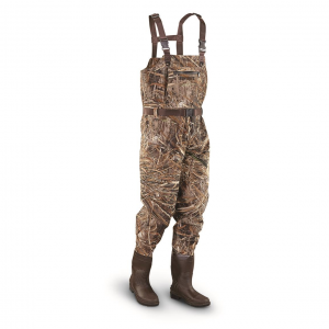 HuntRite Polyester PVC Chest Waders Realtree Max-5