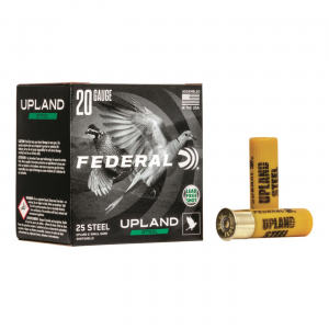 Federal Upland Steel 20 Gauge 2 3/4 inch 3/4 oz. Shotshells 250 Rounds