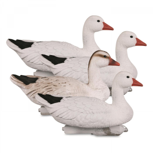 Higdon Full Size Foam Filled Snow Goose Floater Decoys 4 Pack
