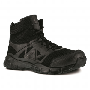 Reebok Men's 5 inch Dauntless Ultra Light Side-zip Tactical Boots Black