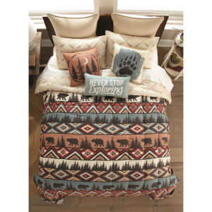 Donna Sharp Bear Totem Reversible Comforter Bed Set