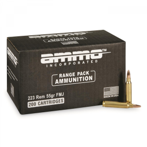 o Inc. Signature .223 Remington FMJ 55 Grain 200 Rounds Ammo