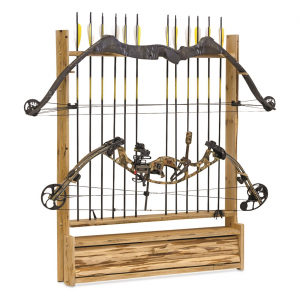 Rush Creek Creations Bow Rack Holds 2 Bows and 12 Arrows