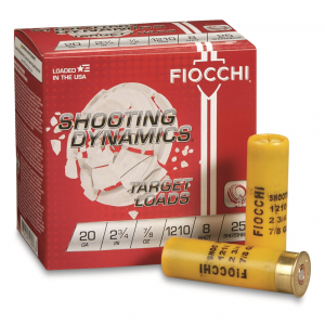 cchi Shooting Dynamics 20 Gauge Target Loads 2 3/4 Inch 7/8 Oz. 250 Rounds Ammo