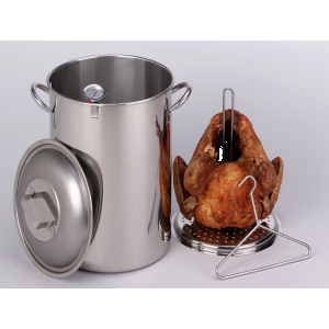 King Kooker 30 - Quart Stainless Steel Turkey Pot Package