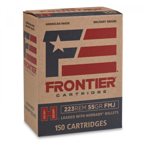 Hornady Frontier Cartridge .223 Remington FMJ 55 Grain 150 Rounds