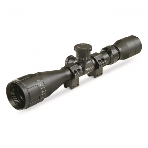 BSA Sweet .22 4-12x40mm Rifle Scope with 2-pc. Rings Standard Reticle