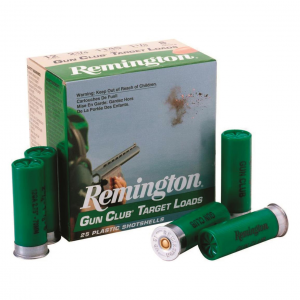 Remington Gun Club Target Loads 12 Gauge 2 3/4 inch Shot Shells 1 oz. 250 Rounds