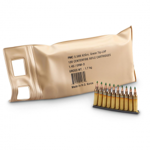 PMC X-Tac M855 Green Tip 5.56x45mm NATO FMJ 62 Grain 120 Rounds in a Battle Pack