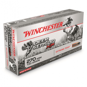 chester Deer Season XP .270 WSM Polymer-Tipped Extreme Point 130 Grain 20 Rounds Ammo