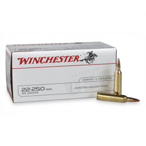 chester White Box .22-250 Remington JHP 45 Grain 40 Rounds Ammo